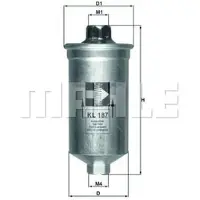 MAHLE ORIGINAL KL 187 Brandstoffilter