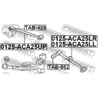 FEBEST 0125-ACA25LR Draagarm