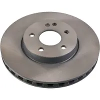 FEBI BILSTEIN Remschijf 106605 voorkant, geventileerd, 1 Stuk