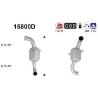 As 15800D Katalysator