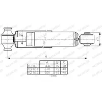 Monroe V2162 Schokdemper