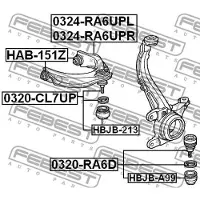 FEBEST 0320-RA6D Fuseekogel