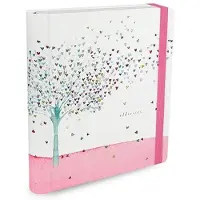 Peter Pauper Press Addressbook Large - Trea of Hearts - met elastieksluiting - 16x21 cm