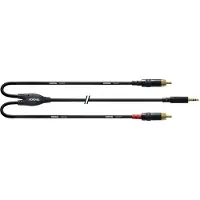 Cordial 0,9 M REAN JACKPLUG 3,5 MM/2X CINCH