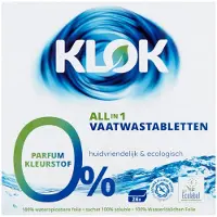 Klok Eco Vaatwastablet All In 1 26tabl