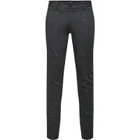 Only & Sons Chino 'Mark' grijs / zwart gemêleerd
