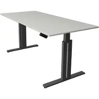 Kerkmann - Bureau Move-3 elegant licht grijs 180x80cm elektrisch verstelbaar