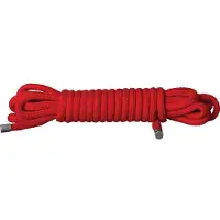 Ouch! Japans Bondage Touw Rood Soft Nylon - 5 Meter