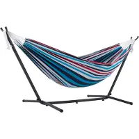VIVERE Combo hangmat met standaard Frank's tweede kans: nee, Gewicht: 14 kg, Kleur: rood/wit/blauw