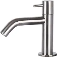Differnz 30.412.75 Koudwaterkraan Gebogen Mat Chroom