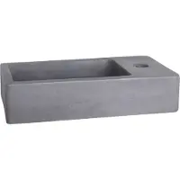 Differnz Force fontein 40x22x8cm 1 kraangat Beton 38.005.32