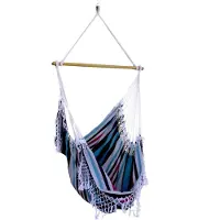 VIVERE Braziliaanse Stijl Hangmat Stoel Denim