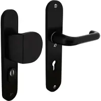 Intersteel Veiligheidsbeslag SKG3 greep/kruk PC72mm met kerntrekbeveiliging - aluminium/zwart