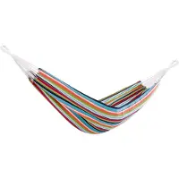 VIVERE Sunbrella Brazillian 2-persoons hangmat Kleur: wit/oranje/...