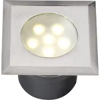 Garden Lights Grondspot 12V | Leda | Warm wit | Zilvergrijs | 1W