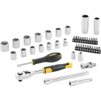 Stanley handgereedschap Dopsleutelset 3/8" - 45 delig - STMT82829-1 - STMT82829-1