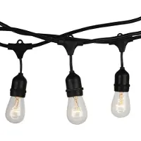 V-TAC VT-713 E27 LED-buizen String Lights - WP - Socket - Zwart - IP54 - Modelnr: - VT-713