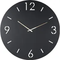 Spinder Design TIME Ø 80 Klok - Zwart
