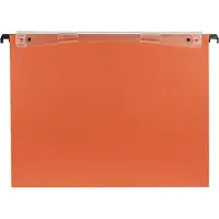 Esselte Orgarex Dual Verticale Hangmap - A4 - 25 stuks - Oranje - Voor Thuiswerken - Ideaal Voor Thuiskantoor