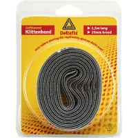 Deltafix Klittenband zelfkl 20mmx1,5m grijs