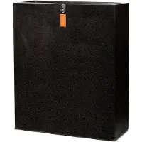 Capi Europe - Bloembak envelop Terrazzo - 88x36x99 - Zwart - Bloempot voor buiten - FIT972