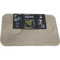 StayPut - Placemat en Onderzetter Set - 6 stuks - Crème (6 stuks)