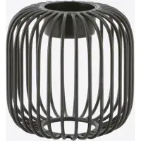 Point-Virgule Wire theelichthouder zwart ø 9.5cm H 9.5cm