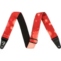 Fender Tie Dye Acid Wash Gitaarband Rood