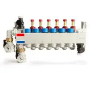 Rehau Rautherm Speed vloerverwarmingverdeler hkv-d p 9-groeps, aansluiting 16mm