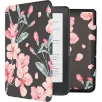 IMoshion Design Slim Hard Case Bookcase voor de Kobo Clara HD - Blossom Watercolor Black
