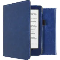 IMoshion Vegan Leather Bookcase voor de Kobo Clara HD - Donkerblauw