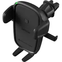 IOttie Easy One Touch Wireless 2 - Telefoonhouder Auto Ventilatierooster & CD-Speler -QI Draadloos Opladen 10W - Universeel - Verstelbaar - Zwart