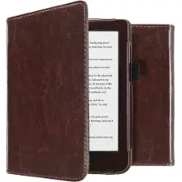 IMoshion Vegan Leather Bookcase voor de Kobo Clara HD - Donkerbruin