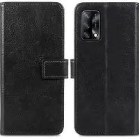 IMoshion Luxe Bookcase voor de Oppo A74 (4G) - Zwart