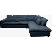 Sissy-Boy Baron bank 3.5-zits lounge rechts Unit donkerblauw melee