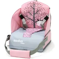 Asalvo Nordica Travel Highchair Roze Kinderen