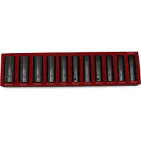 Mtools Krachtdoppenset 11-dlg 1/2", 8cm lang model