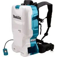 Makita DVC660PT2 2x18 V Rugstofzuiger voor schoonmaak