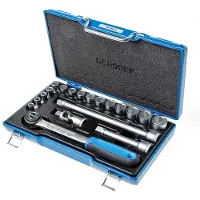 Gedore 2682842 2682842 Dopsleutelset Metrisch 1/2 (12,5 mm) 17-delig