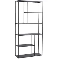 Moods Stalen kast wit 90x30x188 cm