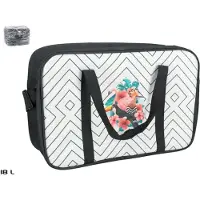 Huismerk Premium Koeltas Wit/Zwart 18L - 40 x 16.5 x 30 cm