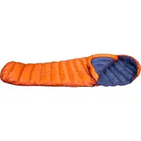 Western Mountaineering - FlyLite - Donzen slaapzak 165 cm, oranje/grijs