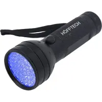 Hofftech Zaklamp UV Licht - 51 LED's - 5W - Geld/Urine - Aluminium