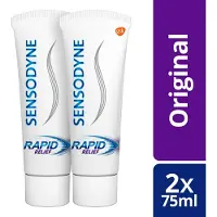 Sensodyne Rapid Relief tandpasta voor gevoelige tanden 2x75 ml