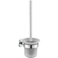Plieger Vigo Wc Borstel – Toiletborstel Met Houder Glas – Wandhouder – 10 jaar garantie – Chroom