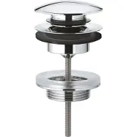 GROHE Klikwaste Afvoerplug - 5/4 inch - push-to-open - chroom