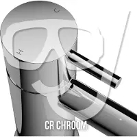 Hotbath Mate M147 inbouw hoofddouche vierkant 42cm chroom