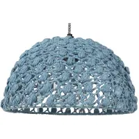 KidsDepot Hanglamp Ziggy Blue 30 cm
