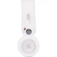 Decoded Siliconen Loop voor de Apple AirTag - Wit