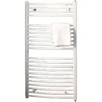 Eastbrook Biava gebogen handdoekradiator 60x70cm 440W wit glans